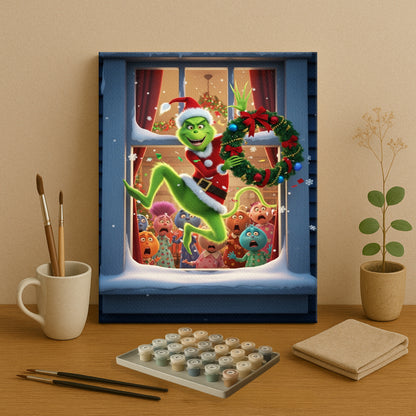 Colorful Christmas Joy #96 | Paint by Numbers Kit EasyArtJoy