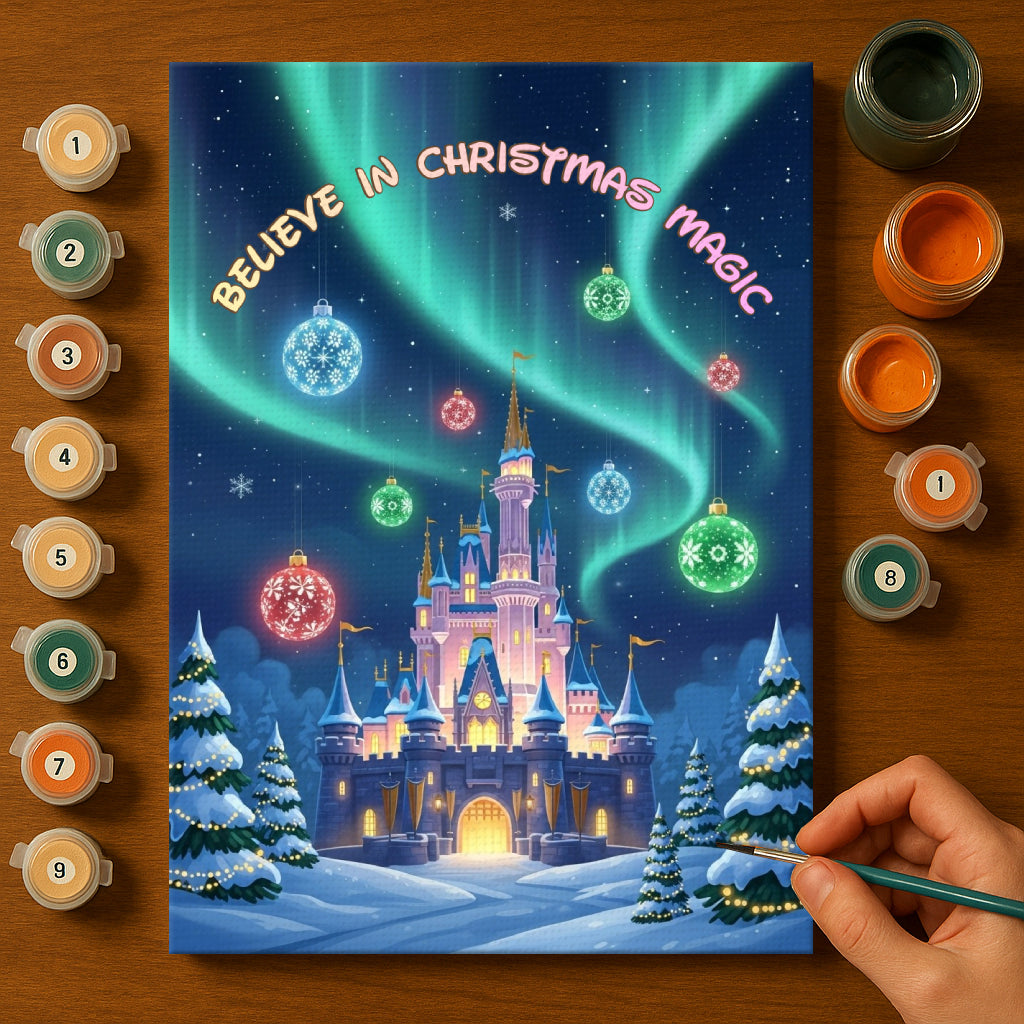 Colorful Christmas Joy #97 | Paint by Numbers Kit EasyArtJoy