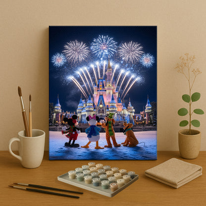 Colorful Christmas Joy #98 | Paint by Numbers Kit EasyArtJoy