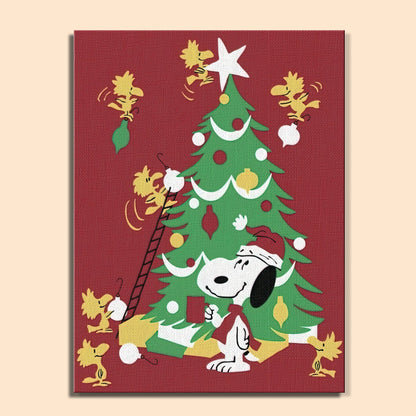 Colorful Christmas Joy #9 | Paint by Numbers Kit EasyArtJoy