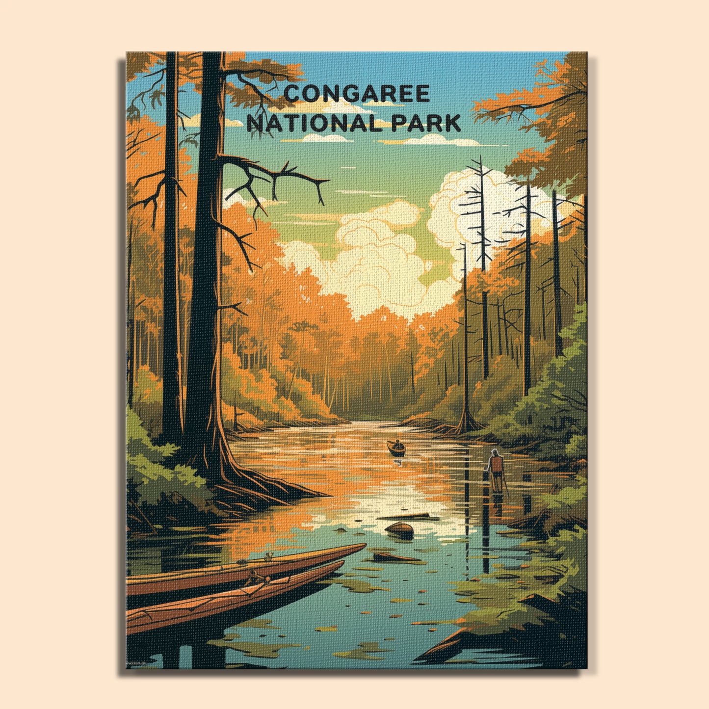Congaree National Park (Original Edition) | Paint by Numbers Kit EasyArtJoy