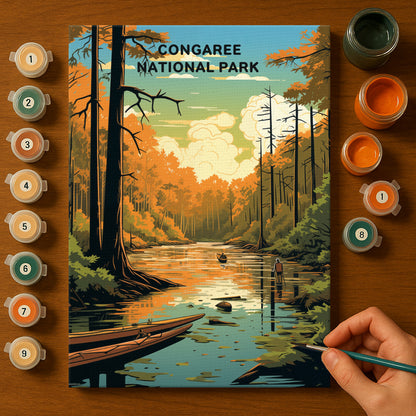 Congaree National Park (Original Edition) | Paint by Numbers Kit EasyArtJoy