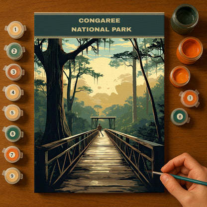 Congaree National Park | Paint by Numbers Kit EasyArtJoy