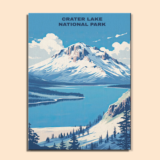 Crater Lake National Park | Paint by Numbers Kit EasyArtJoy