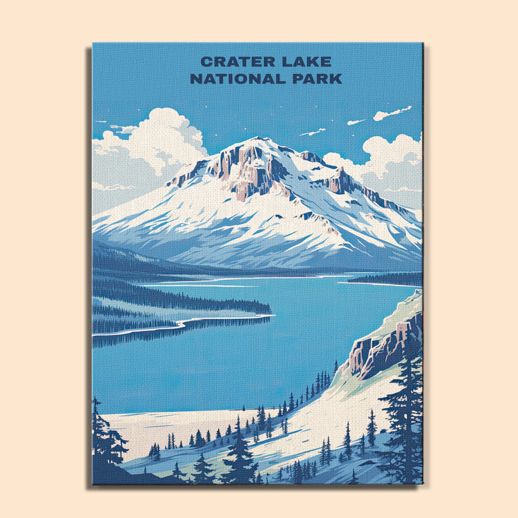 Crater Lake National Park | Paint by Numbers Kit EasyArtJoy