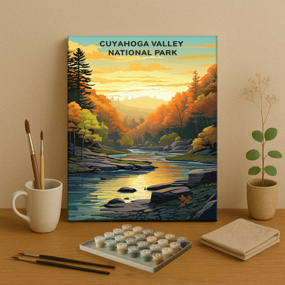 Cuyahoga Valley National Park (Original Edition) | Paint by Numbers Kit EasyArtJoy