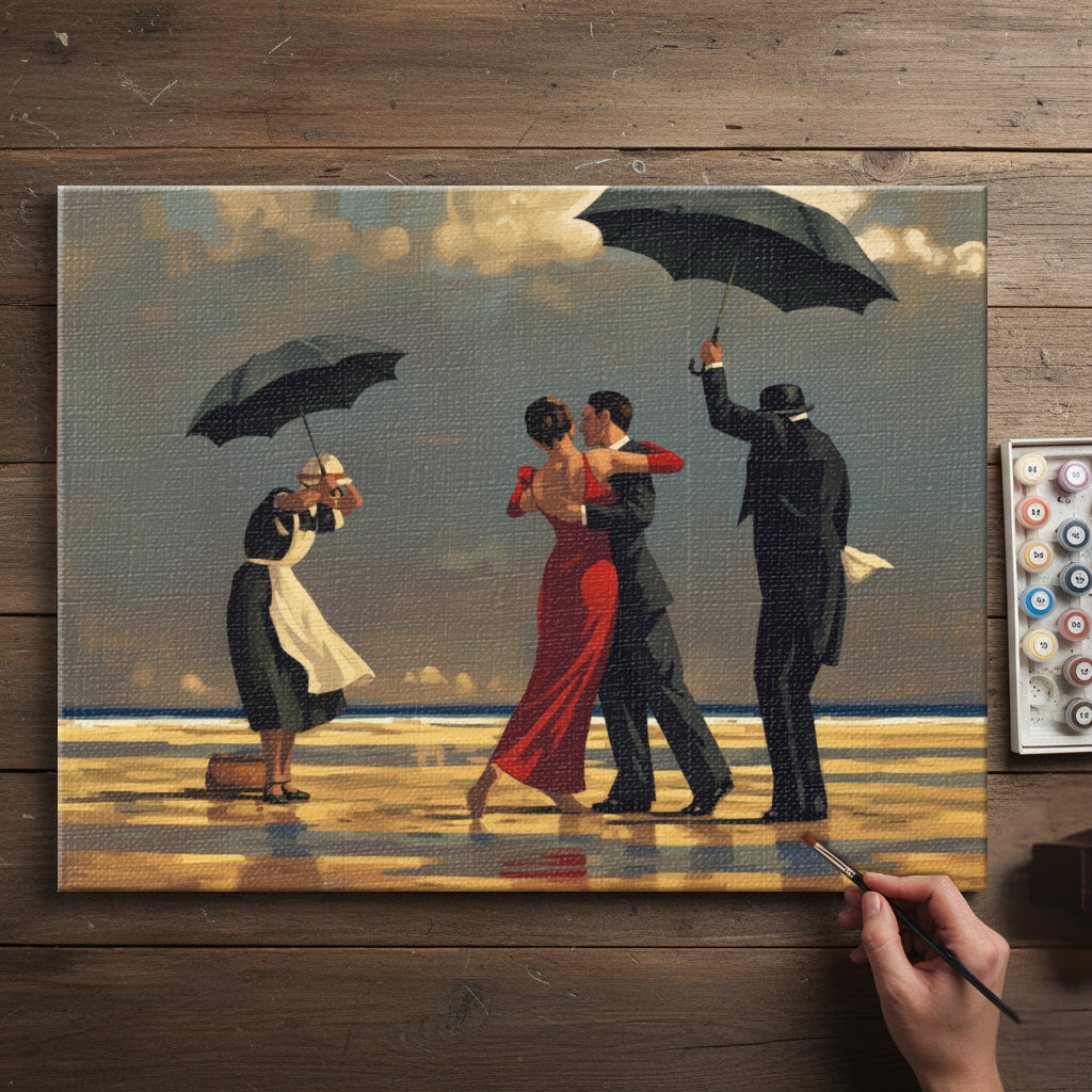 Dancing by the Sea Breeze | Paint by Numbers Kit EasyArtJoy