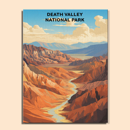 Death Valley National Park (Original Edition) | Paint by Numbers Kit EasyArtJoy