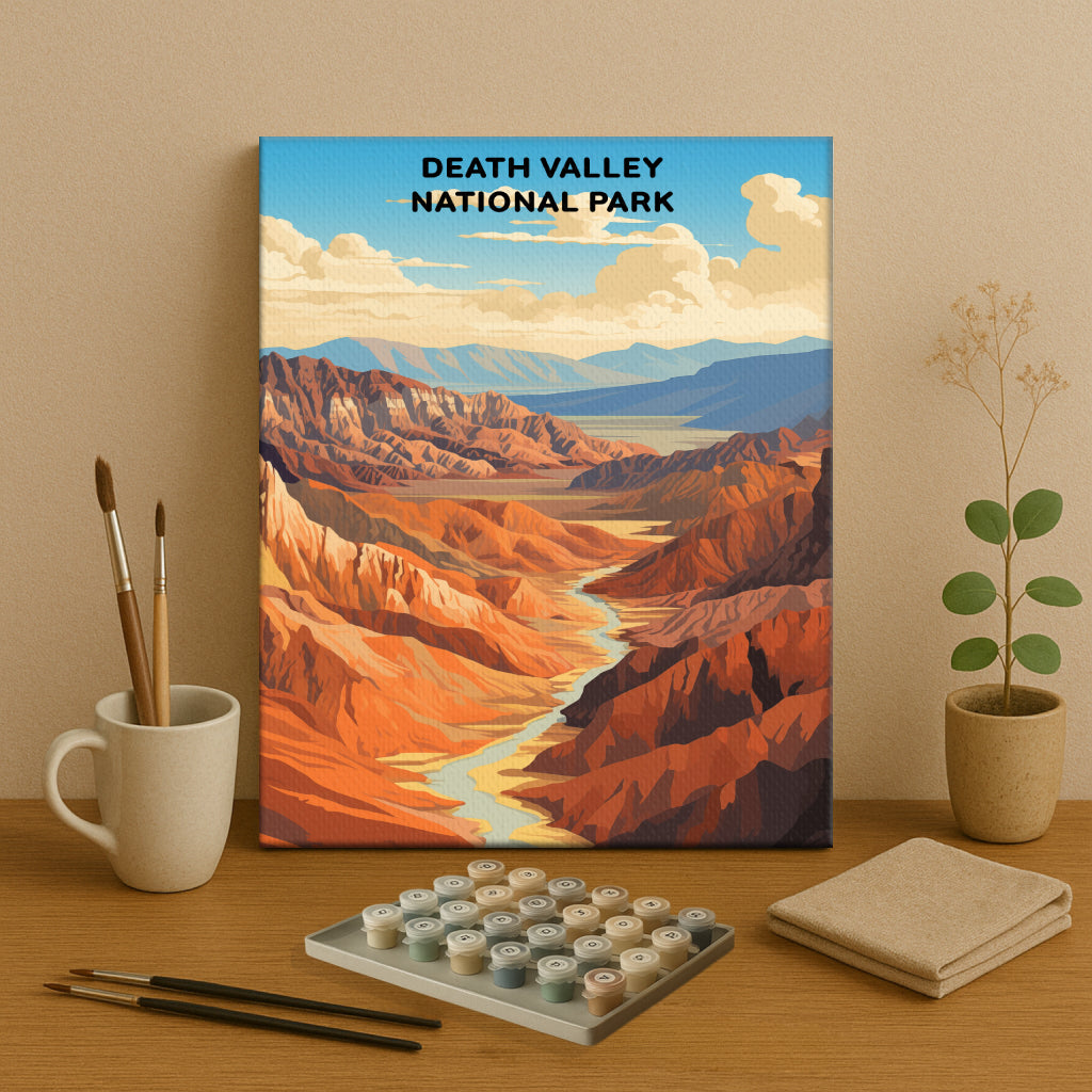Death Valley National Park (Original Edition) | Paint by Numbers Kit EasyArtJoy