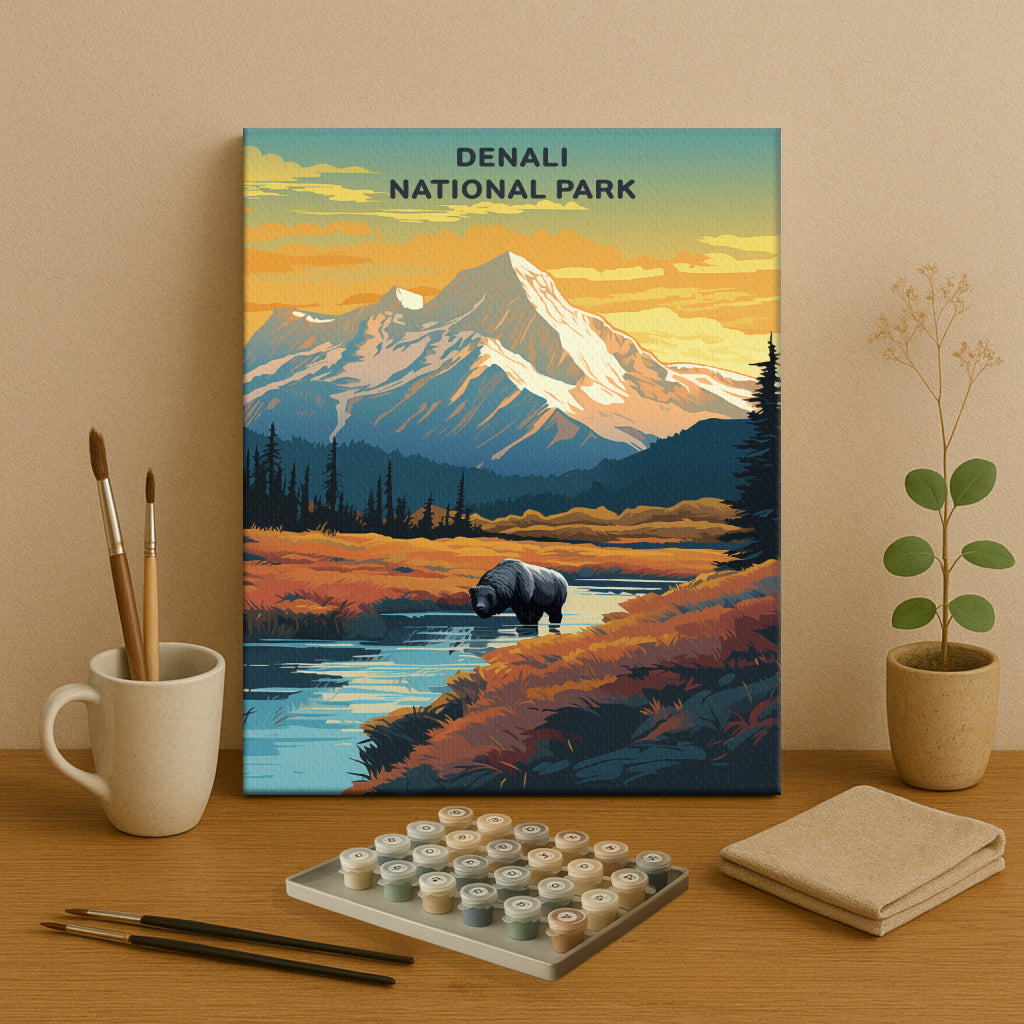 Denali National Park (Original Edition) | Paint by Numbers Kit EasyArtJoy