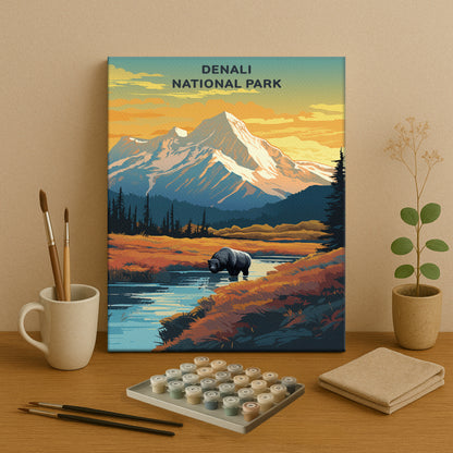 Denali National Park (Original Edition) | Paint by Numbers Kit EasyArtJoy