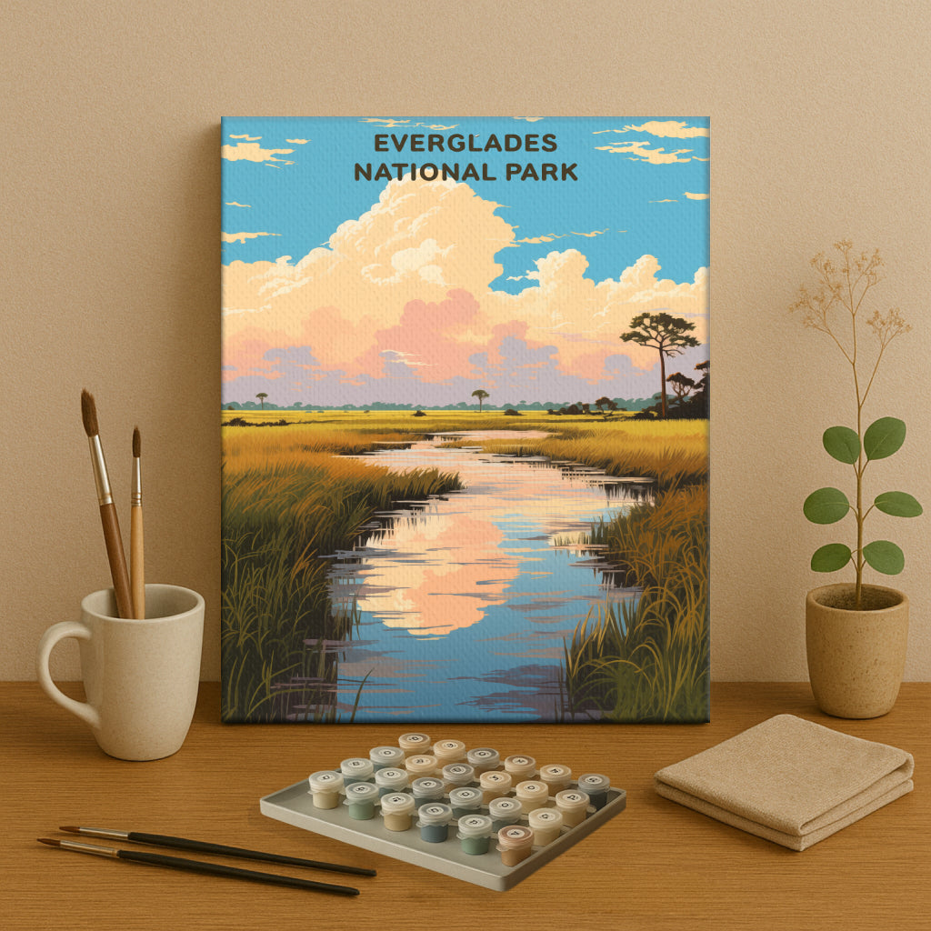 Everglades National Park (Original Edition) | Paint by Numbers Kit EasyArtJoy