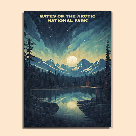 Gates of the Arctic National Park | Paint by Numbers Kit EasyArtJoy