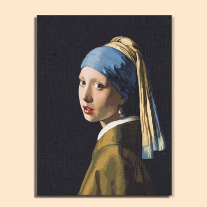 Girl in Blue | Paint by Numbers Kit EasyArtJoy