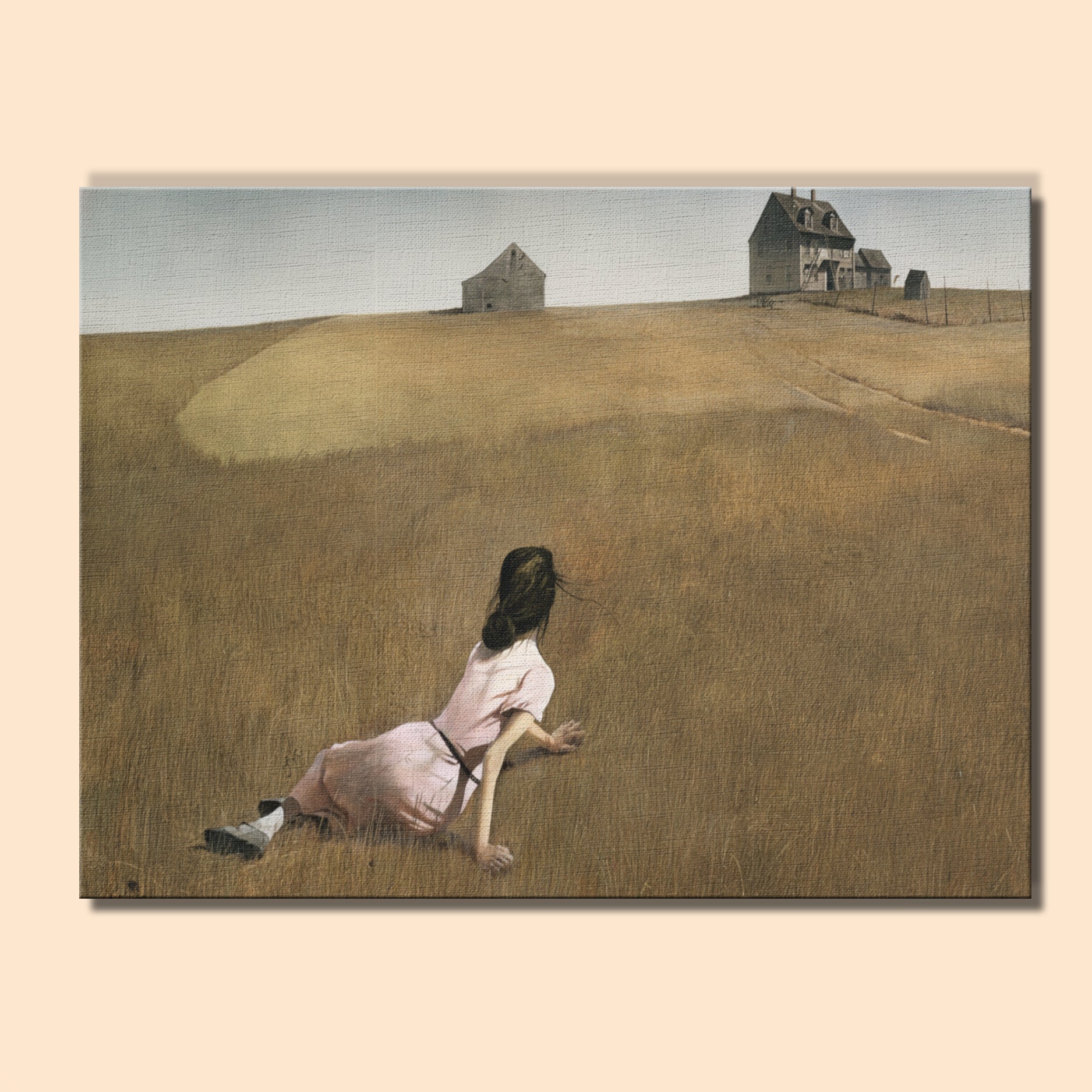 Girl in the Field – Dreamscape Edition | Paint by Numbers Kit EasyArtJoy