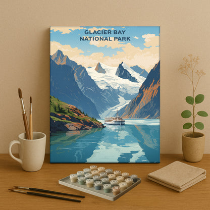 Glacier Bay National Park (Original Edition) | Paint by Numbers Kit EasyArtJoy