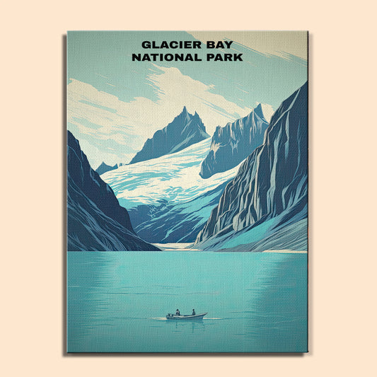 Glacier Bay National Park | Paint by Numbers Kit EasyArtJoy