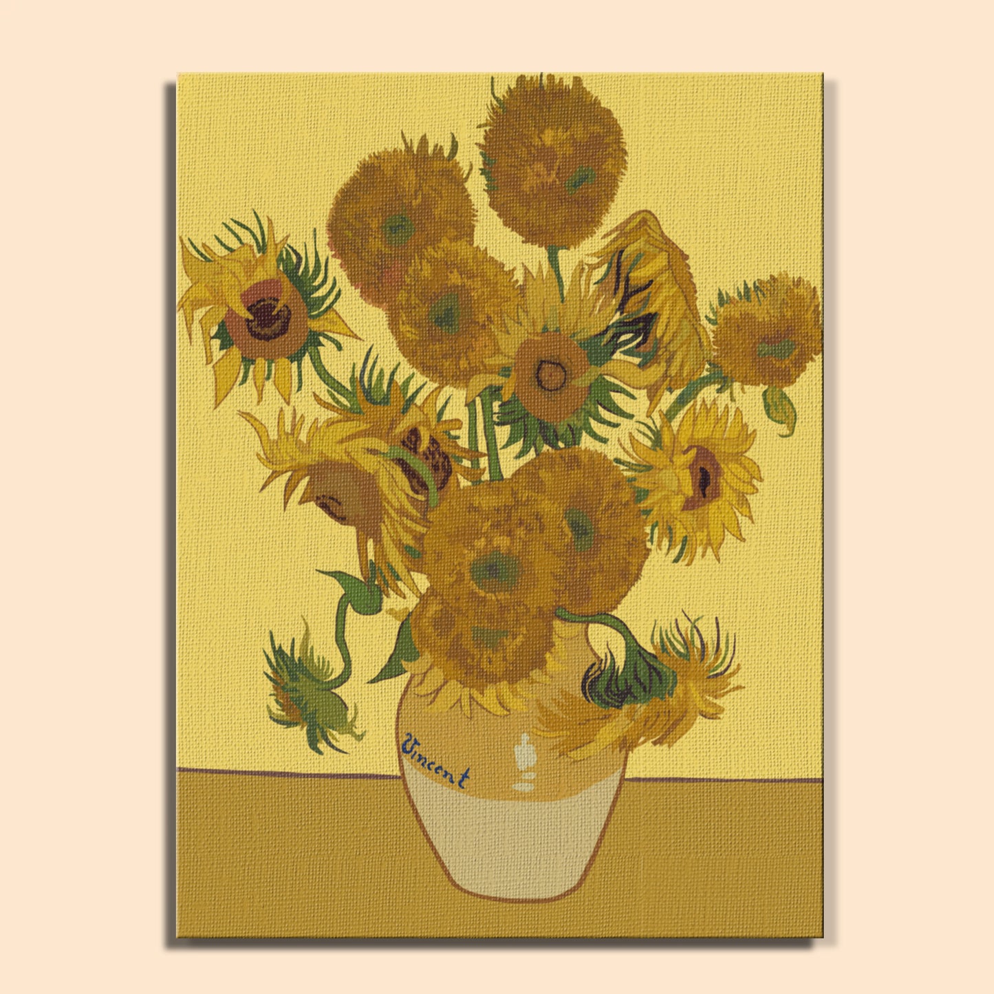 Golden Blooms | Paint by Numbers Kit EasyArtJoy