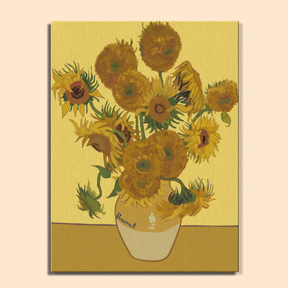 Golden Blooms | Paint by Numbers Kit EasyArtJoy