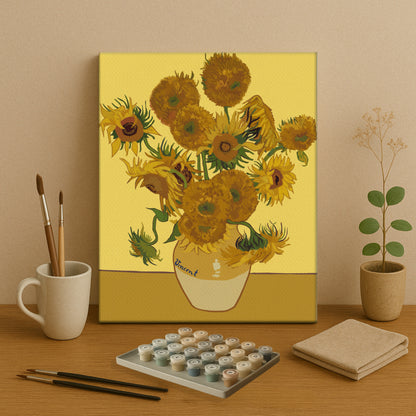 Golden Blooms | Paint by Numbers Kit EasyArtJoy