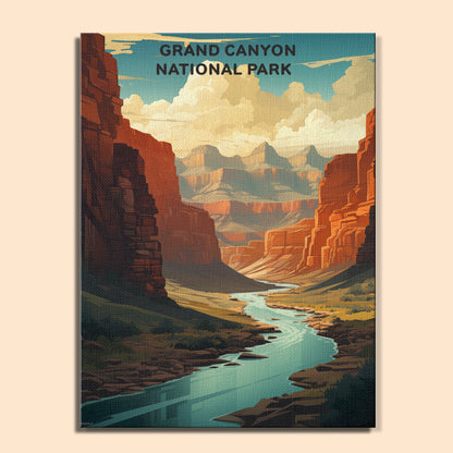 Grand Canyon National Park (Original Edition) | Paint by Numbers Kit EasyArtJoy