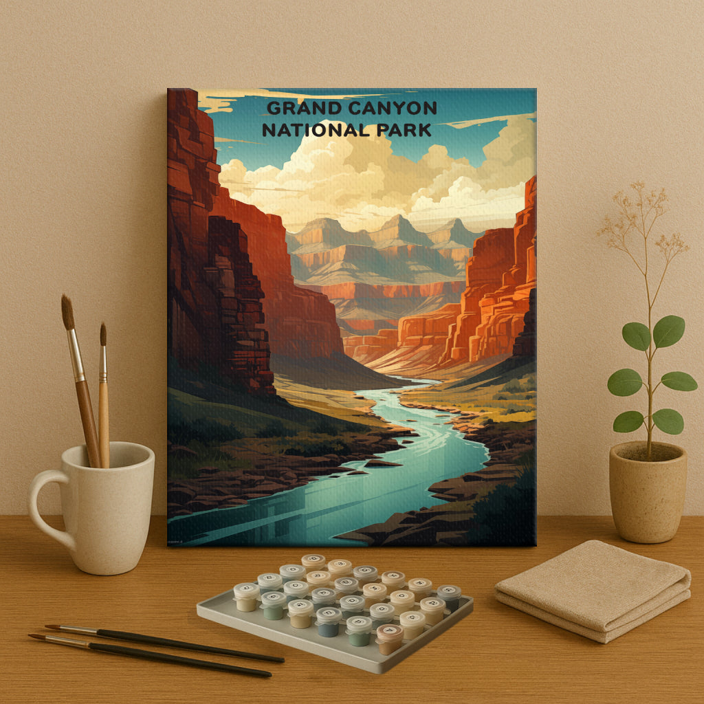 Grand Canyon National Park (Original Edition) | Paint by Numbers Kit EasyArtJoy