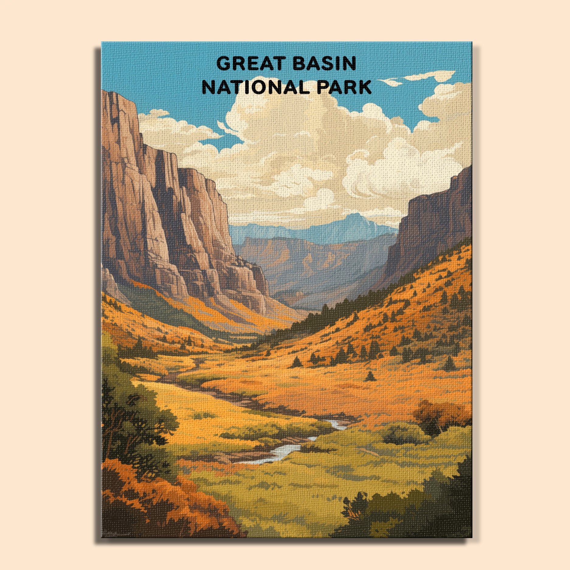 Great Basin National Park (Original Edition) | Paint by Numbers Kit EasyArtJoy