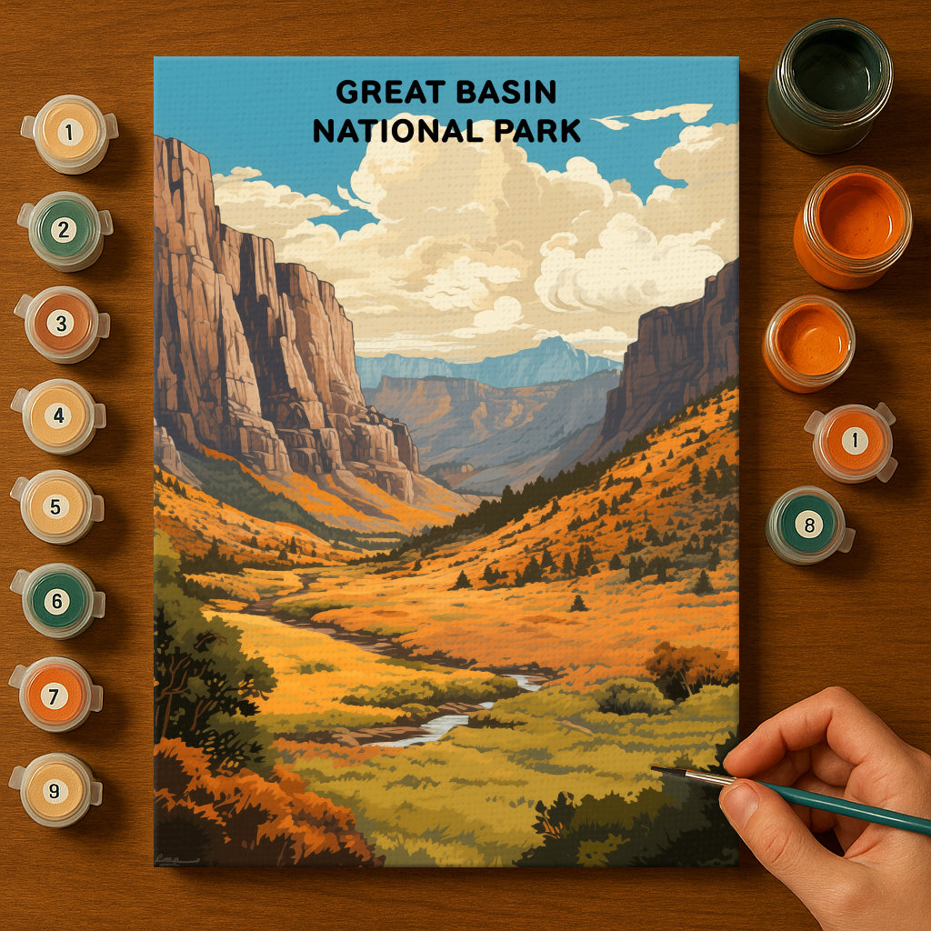Great Basin National Park (Original Edition) | Paint by Numbers Kit EasyArtJoy