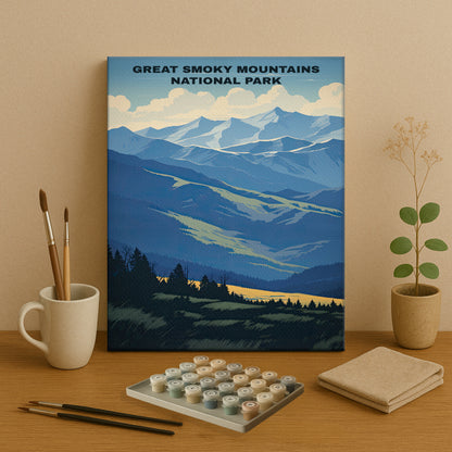 Great Smoky Mountains National Park | Paint by Numbers Kit EasyArtJoy