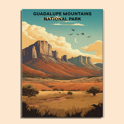 Guadalupe Mountains National Park (Original Edition) | Paint by Numbers Kit EasyArtJoy