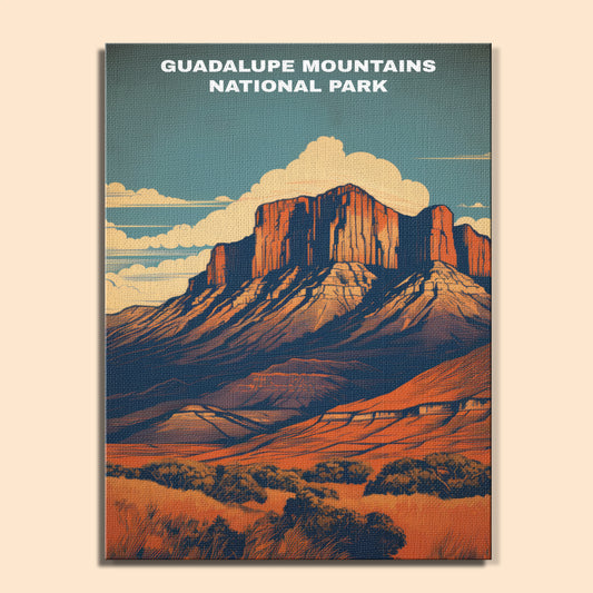 Guadalupe Mountains National Park | Paint by Numbers Kit EasyArtJoy