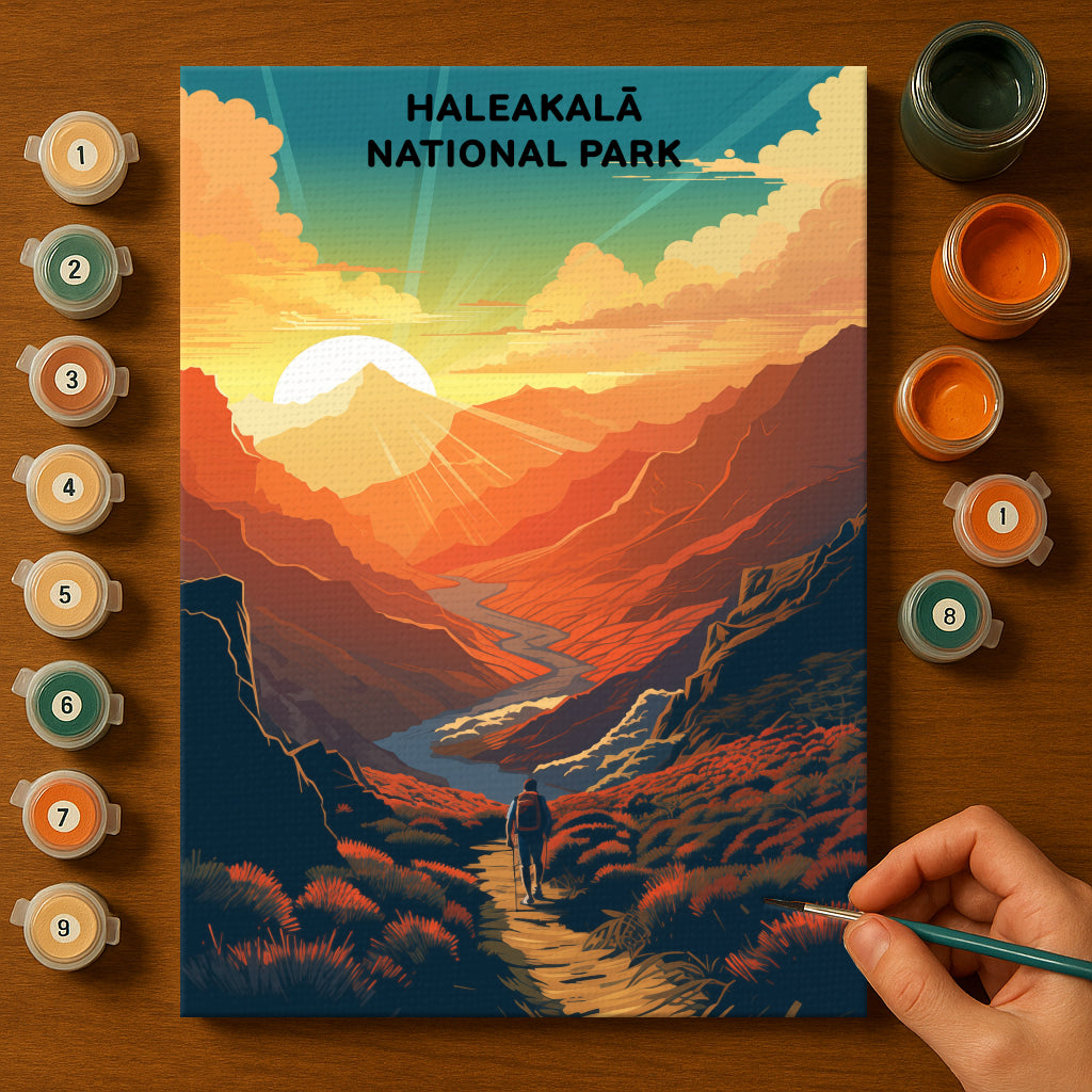 Haleakalā National Park (Original Edition) | Paint by Numbers Kit EasyArtJoy