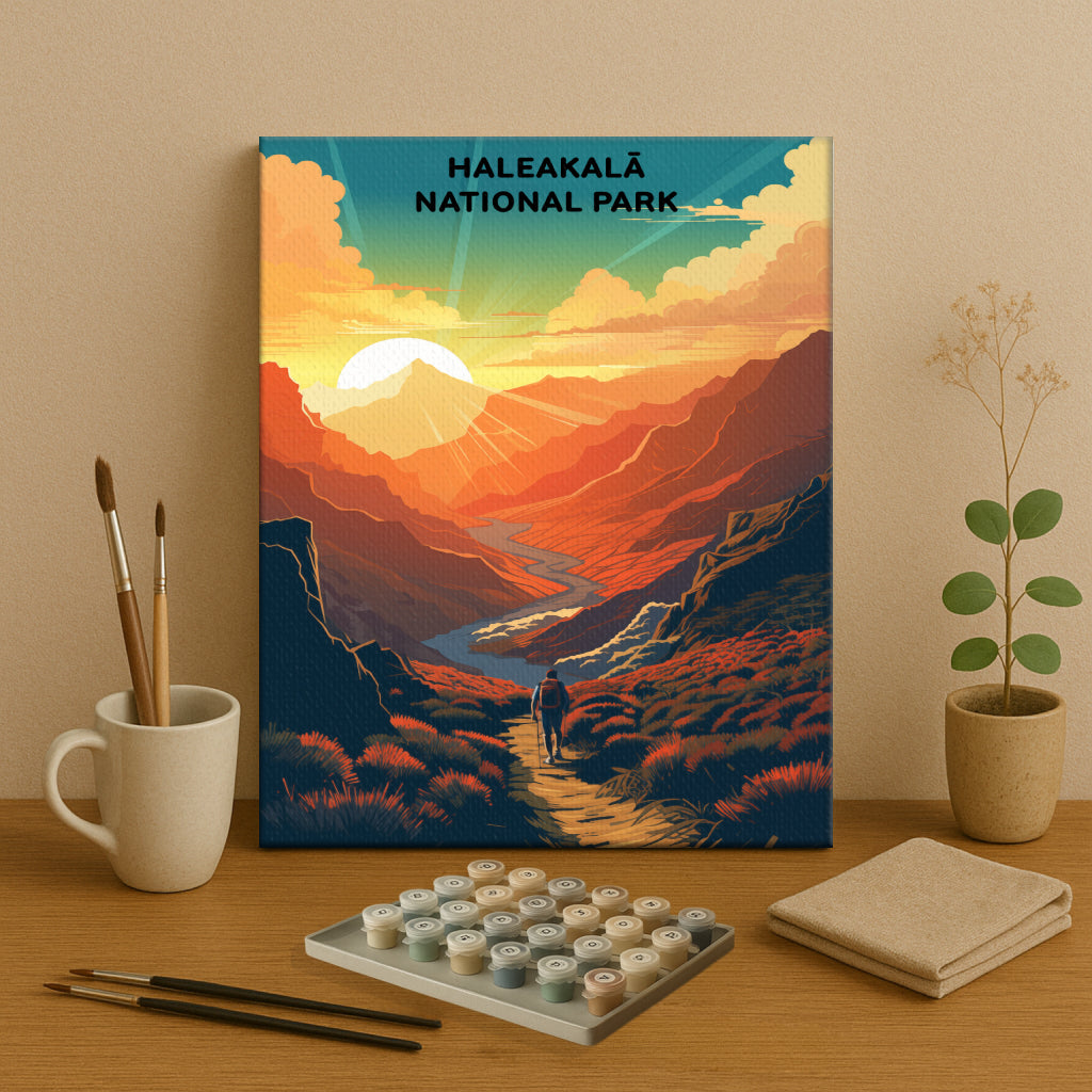 Haleakalā National Park (Original Edition) | Paint by Numbers Kit EasyArtJoy