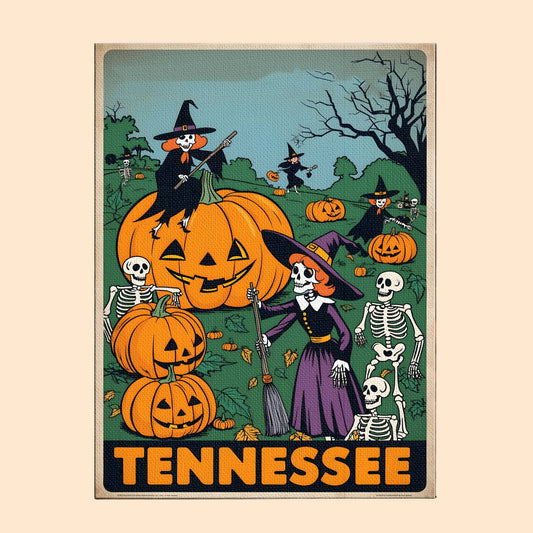 Halloween Tennessee US State - Paint by numbers kit