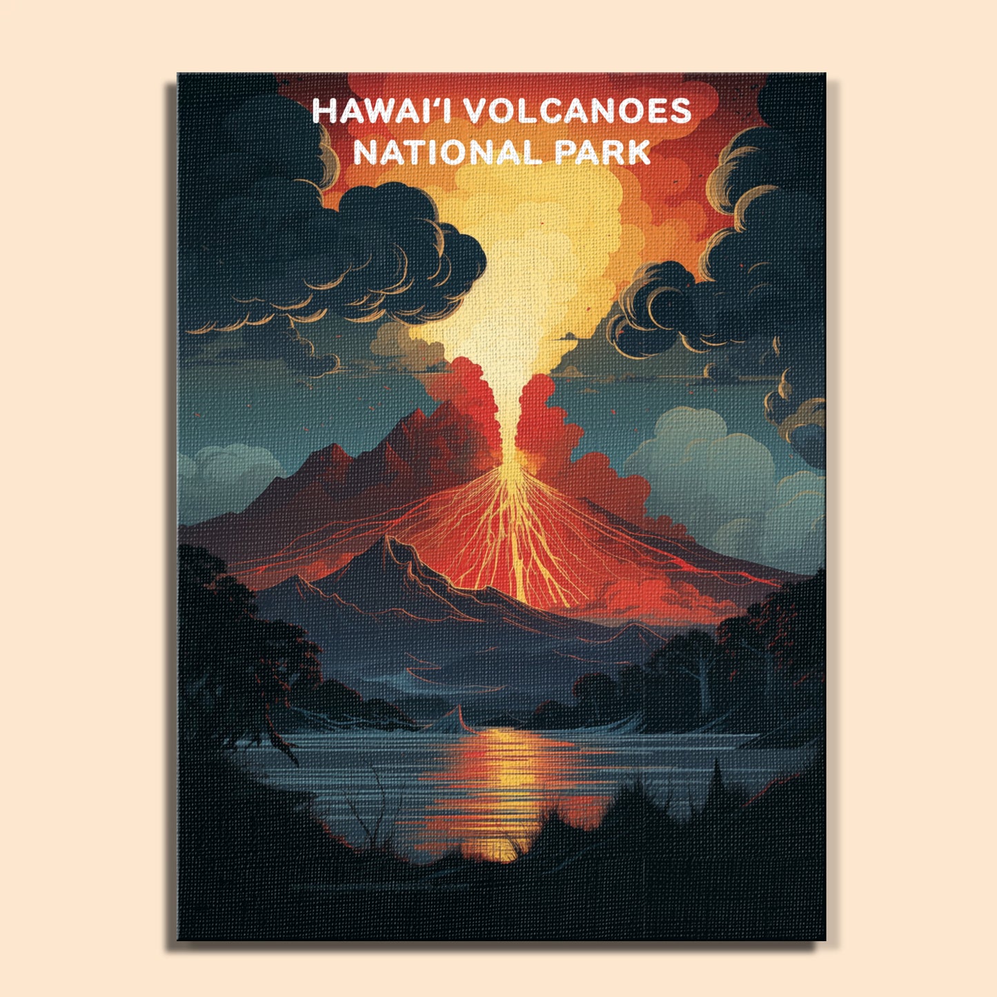 Hawaiʻi Volcanoes National Park (Original Edition) | Paint by Numbers Kit EasyArtJoy