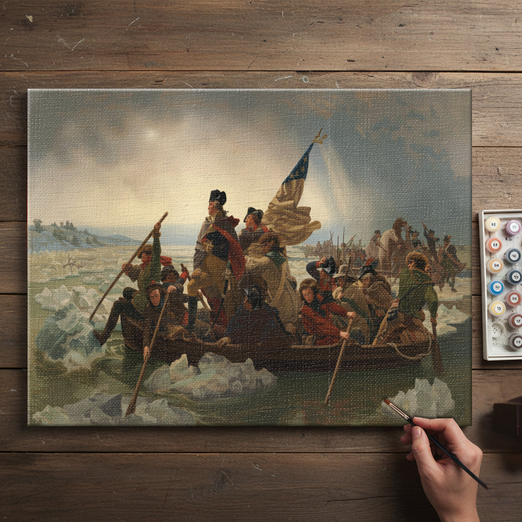 Heroic River Crossing | Paint by Numbers Kit EasyArtJoy