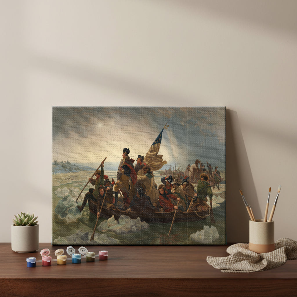 Heroic River Crossing | Paint by Numbers Kit EasyArtJoy