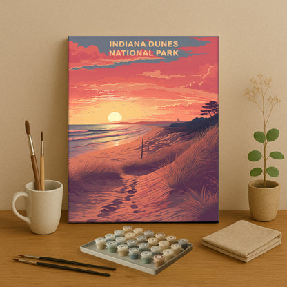 Indiana Dunes National Park (Original Edition) | Paint by Numbers Kit EasyArtJoy