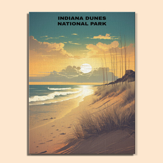 Indiana Dunes National Park | Paint by Numbers Kit EasyArtJoy