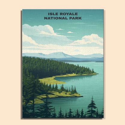Isle Royale National Park | Paint by Numbers Kit EasyArtJoy