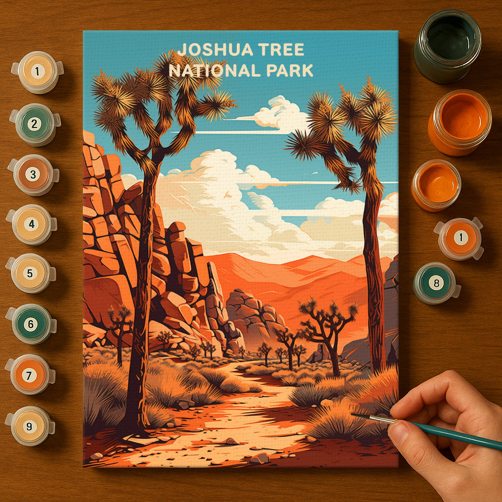 Joshua Tree National Park (Original Edition) | Paint by Numbers Kit EasyArtJoy