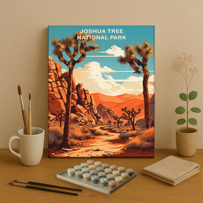 Joshua Tree National Park (Original Edition) | Paint by Numbers Kit EasyArtJoy