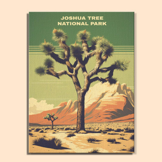 Joshua Tree National Park | Paint by Numbers Kit EasyArtJoy