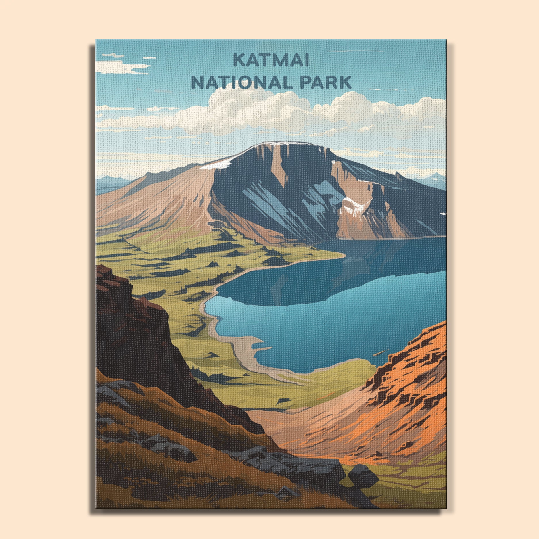 Katmai National Park (Original Edition) | Paint by Numbers Kit EasyArtJoy
