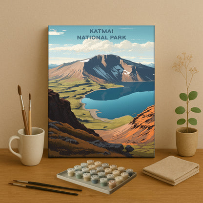 Katmai National Park (Original Edition) | Paint by Numbers Kit EasyArtJoy