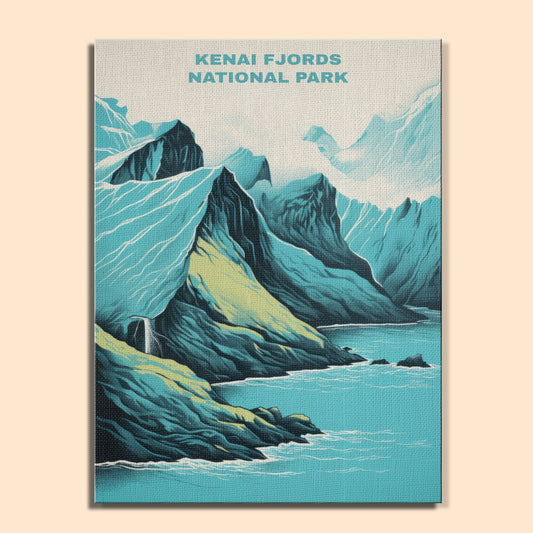 Kenai Fjords National Park | Paint by Numbers Kit EasyArtJoy