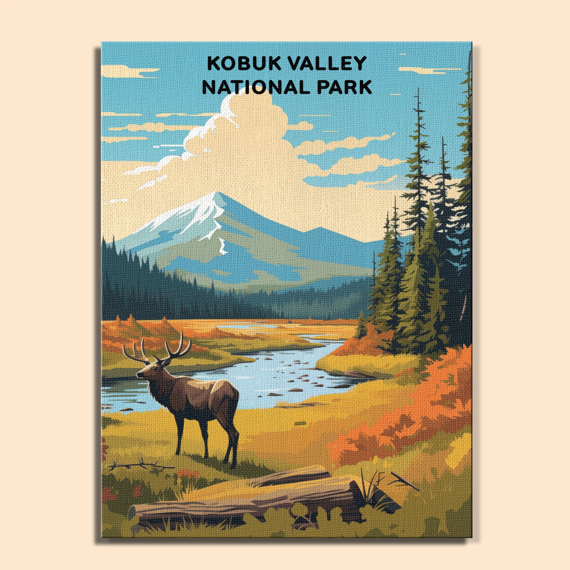 Kobuk Valley National Park (Original Edition) | Paint by Numbers Kit EasyArtJoy