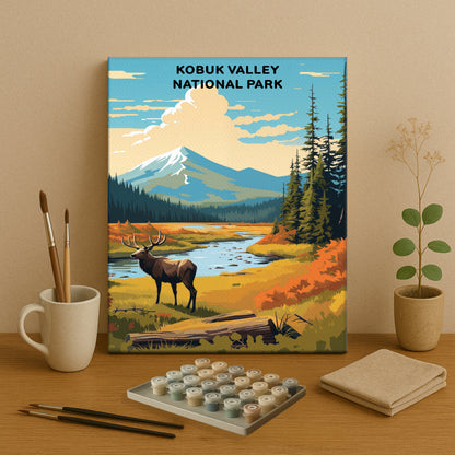 Kobuk Valley National Park (Original Edition) | Paint by Numbers Kit EasyArtJoy