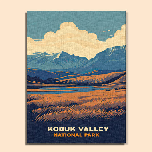 Kobuk Valley National Park | Paint by Numbers Kit EasyArtJoy