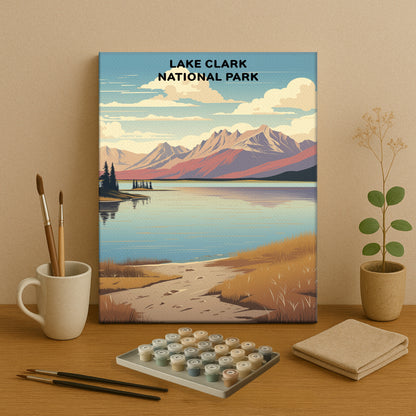 Lake Clark National Park (Original Edition) | Paint by Numbers Kit EasyArtJoy